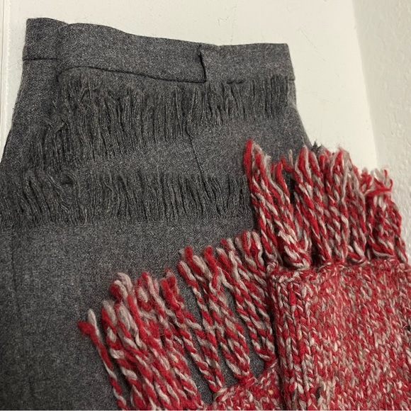 Eddie Bauer ❄️ Winter Warm Wool Blend Fringe Skirt & Scarf Bundle Sz 8/M - Picture 5 of 11